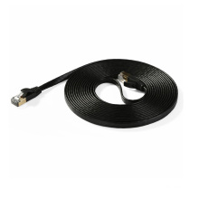 Enchufe de oro RJ45 cat7 SSTP cable plano de conexión